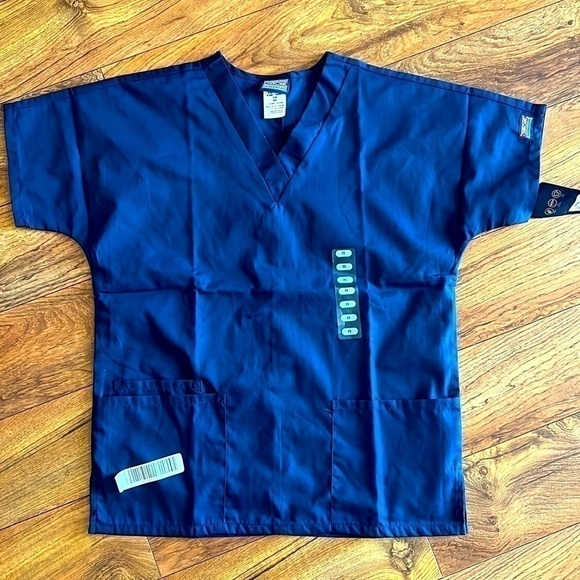 CHEROKEE Navy XS Uniform Top - Picture 1 of 3